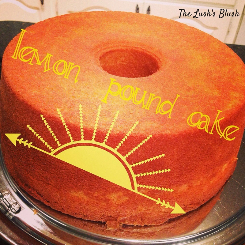 Lemon Pound Cake | The Lush's Blush blog